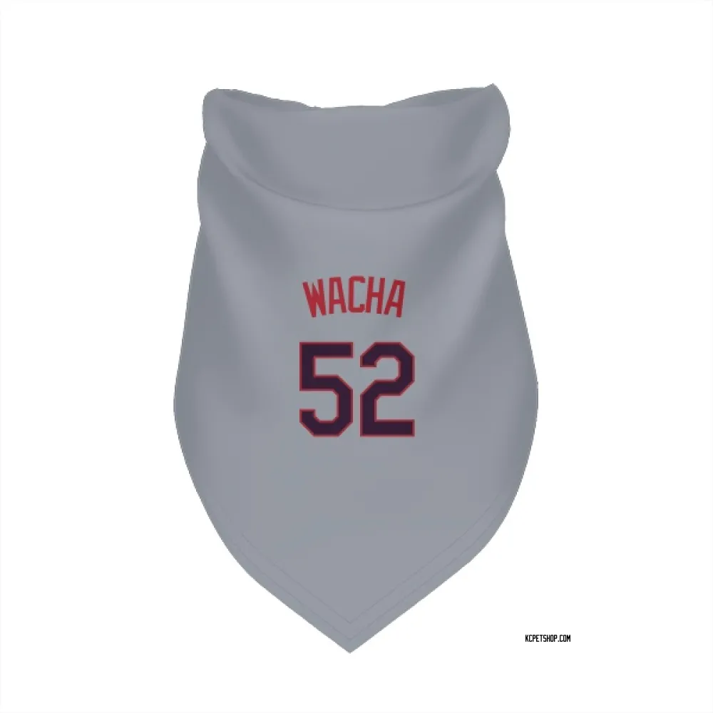 Kansas City Royals Michael Wacha Gray Pet Bandana for Dog & Cat