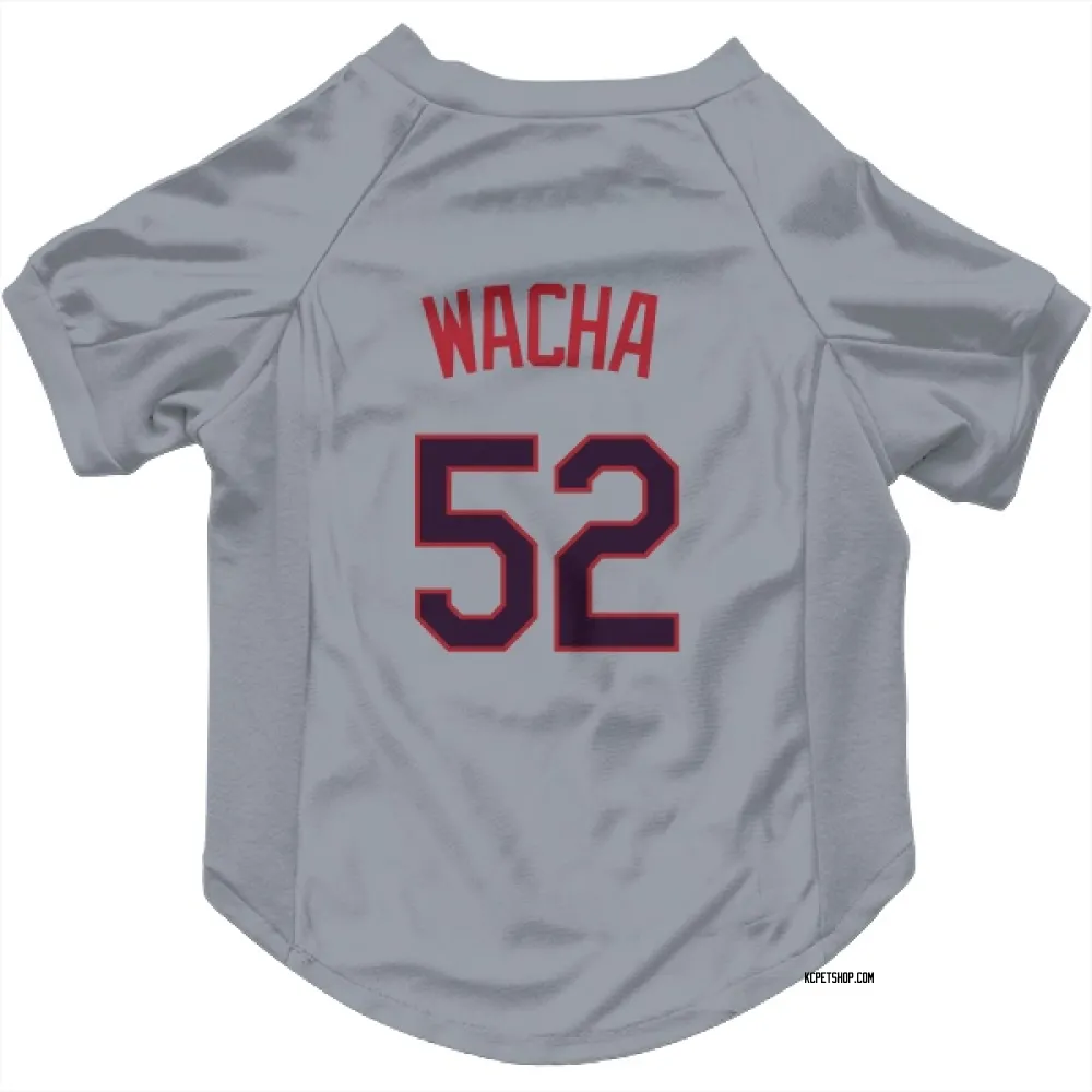 Kansas City Royals Michael Wacha Gray Pet Jersey for Dog & Cat