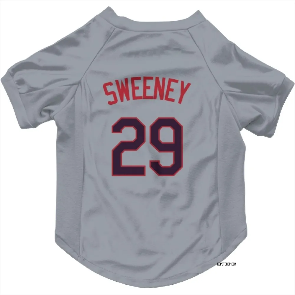 Kansas City Royals Mike Sweeney Gray Pet Jersey for Dog & Cat
