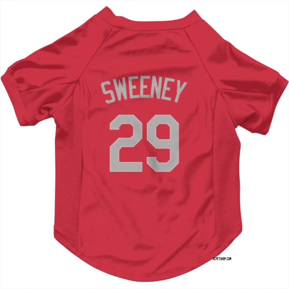 Kansas City Royals Mike Sweeney Red Gray Pet Jersey for Dog & Cat
