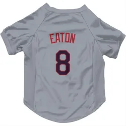 Kansas City Royals Nathan Eaton Gray Pet Jersey for Dog & Cat