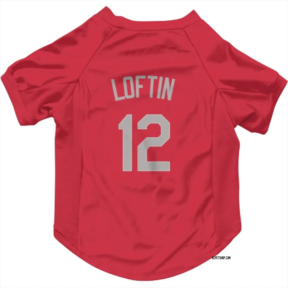 Kansas City Royals Nick Loftin Red Gray Pet Jersey for Dog & Cat