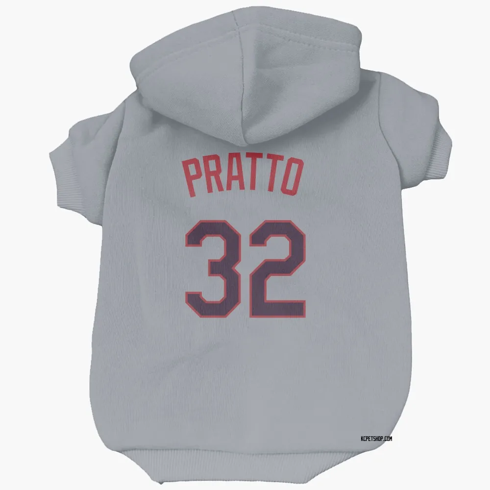 Kansas City Royals Nick Pratto Gray Pet Hoodie for Dog & Cat