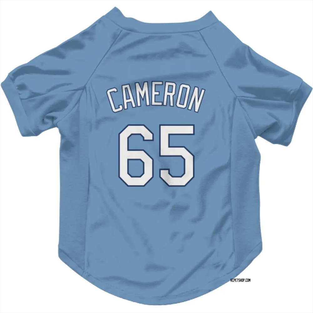 Kansas City Royals Noah Cameron Light Blue Pet Jersey for Dog & Cat