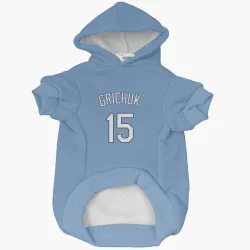 Kansas City Royals Randal Grichuk Light Blue Pet Hoodie for Dog & Cat
