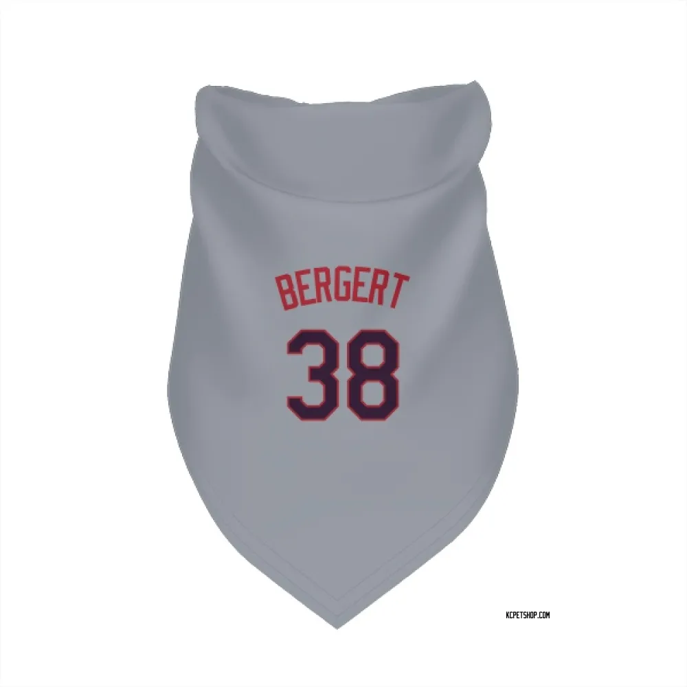 Kansas City Royals Ryan Bergert Gray Pet Bandana for Dog & Cat
