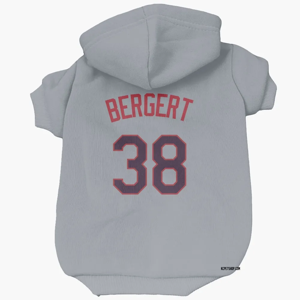 Kansas City Royals Ryan Bergert Gray Pet Hoodie for Dog & Cat