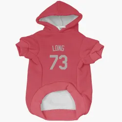 Kansas City Royals Sam Long Red Gray Pet Hoodie for Dog & Cat