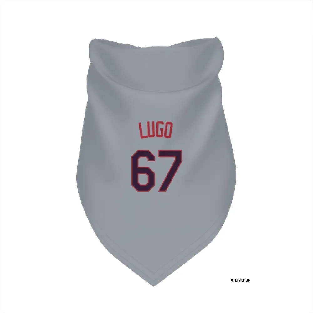 Kansas City Royals Seth Lugo Gray Pet Bandana for Dog & Cat