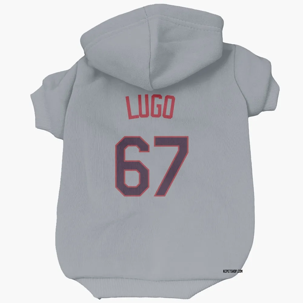 Kansas City Royals Seth Lugo Gray Pet Hoodie for Dog & Cat