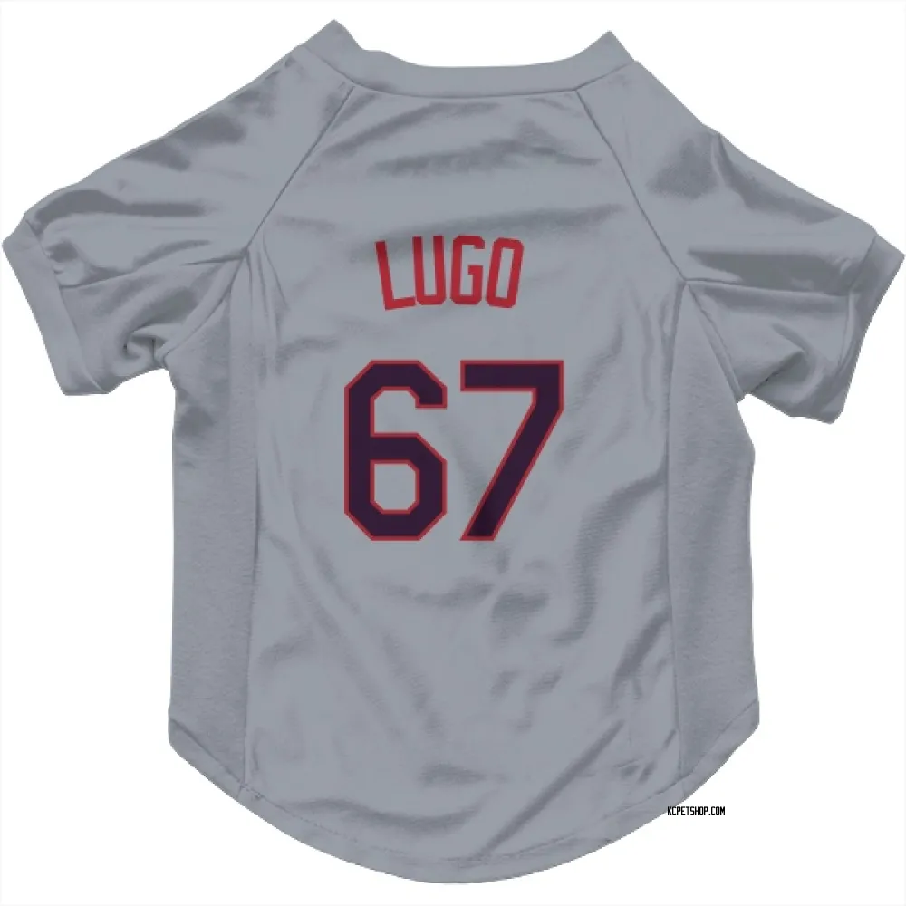Kansas City Royals Seth Lugo Gray Pet Jersey for Dog & Cat