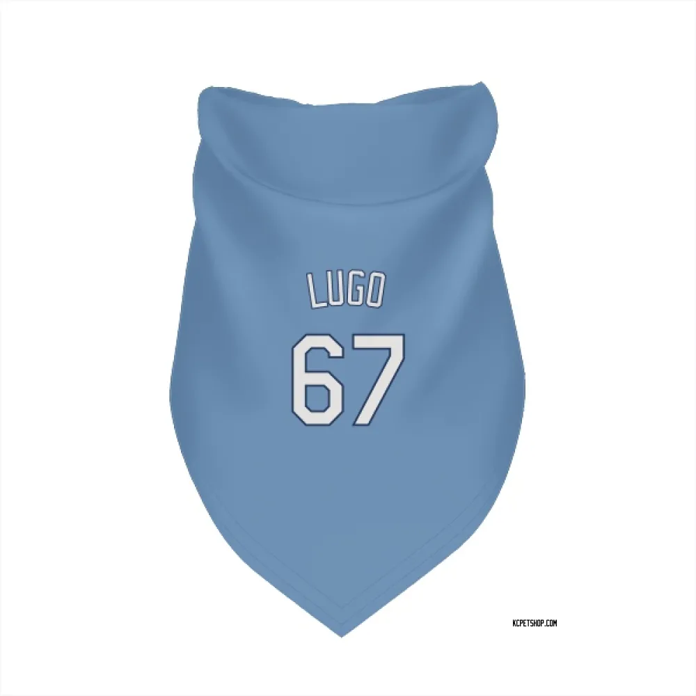 Kansas City Royals Seth Lugo Light Blue Pet Bandana for Dog & Cat