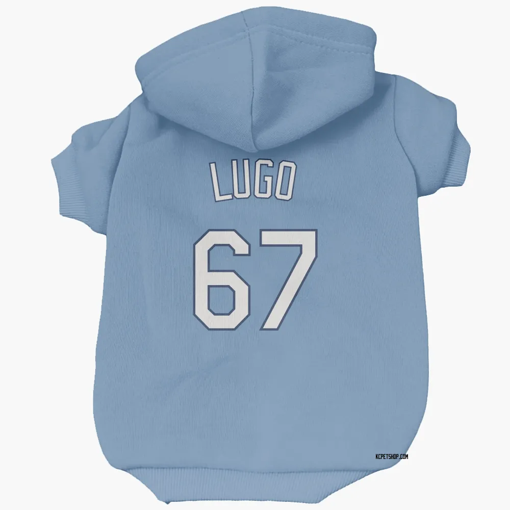 Kansas City Royals Seth Lugo Light Blue Pet Hoodie for Dog & Cat