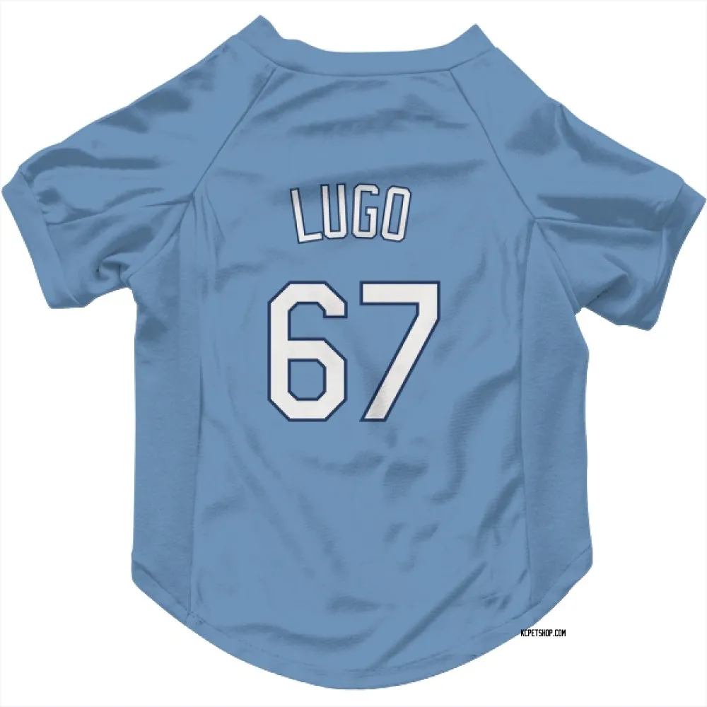Kansas City Royals Seth Lugo Light Blue Pet Jersey for Dog & Cat