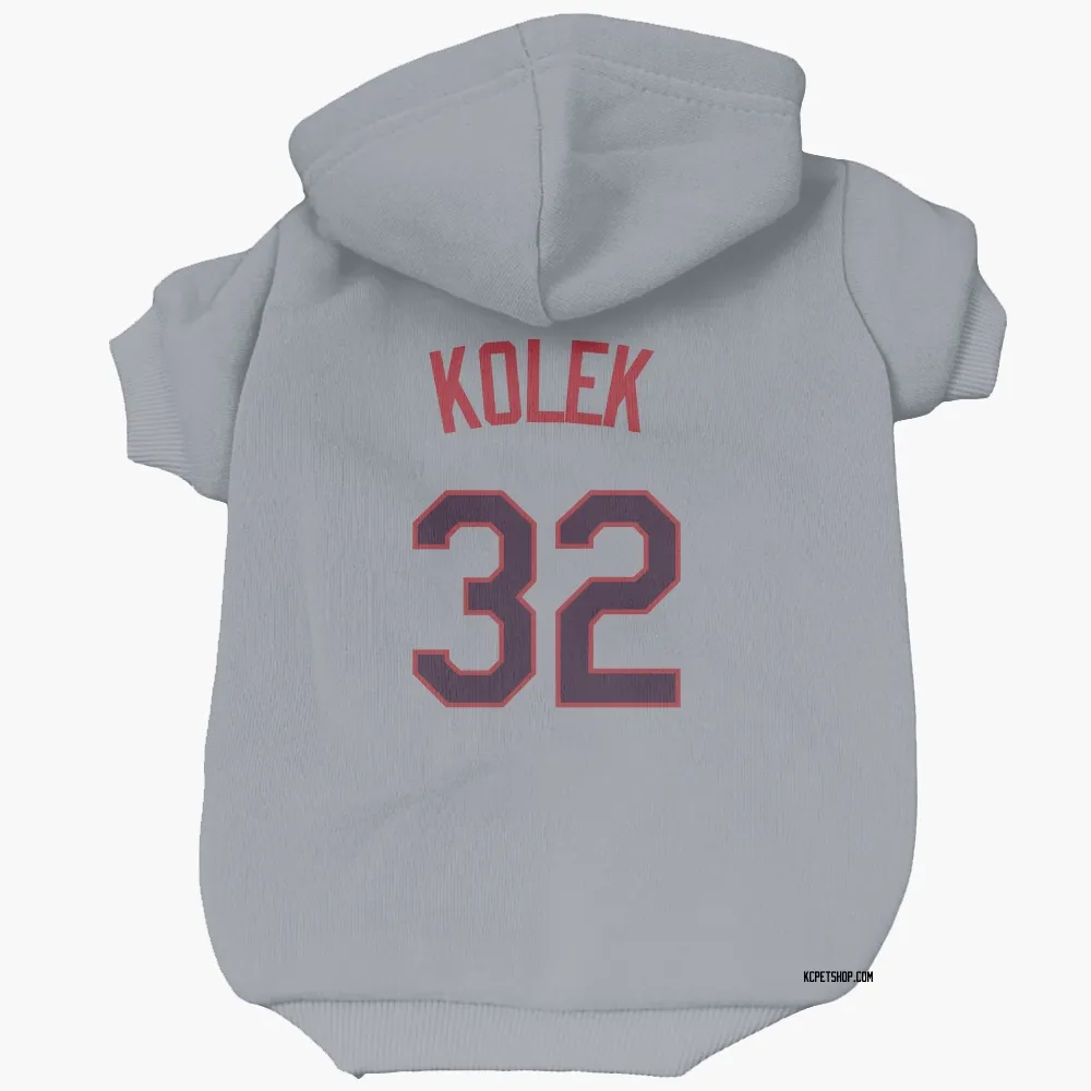 Kansas City Royals Stephen Kolek Gray Pet Hoodie for Dog & Cat
