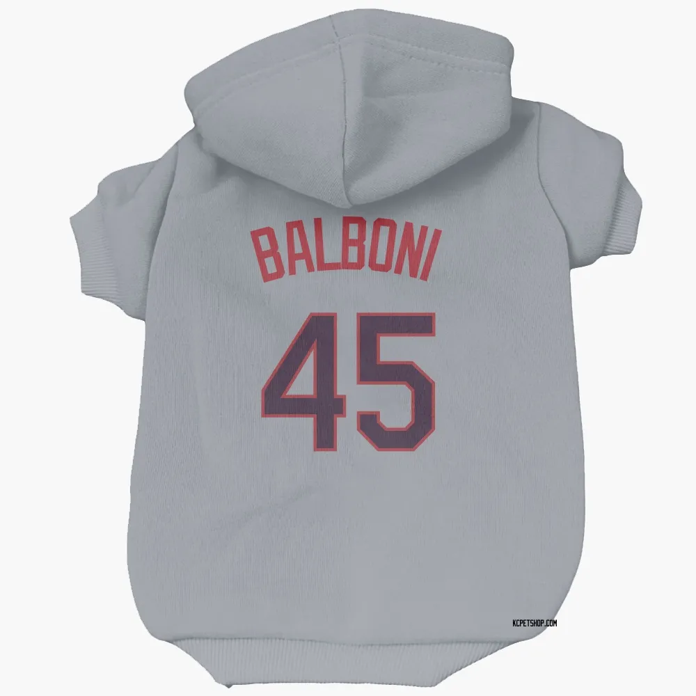 Kansas City Royals Steve Balboni Gray Pet Hoodie for Dog & Cat