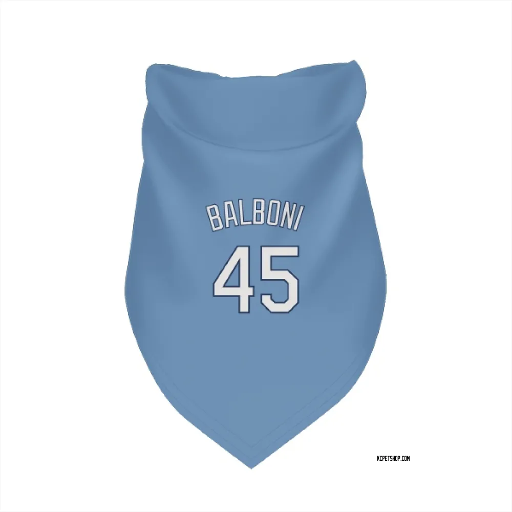 Kansas City Royals Steve Balboni Light Blue Pet Bandana for Dog & Cat