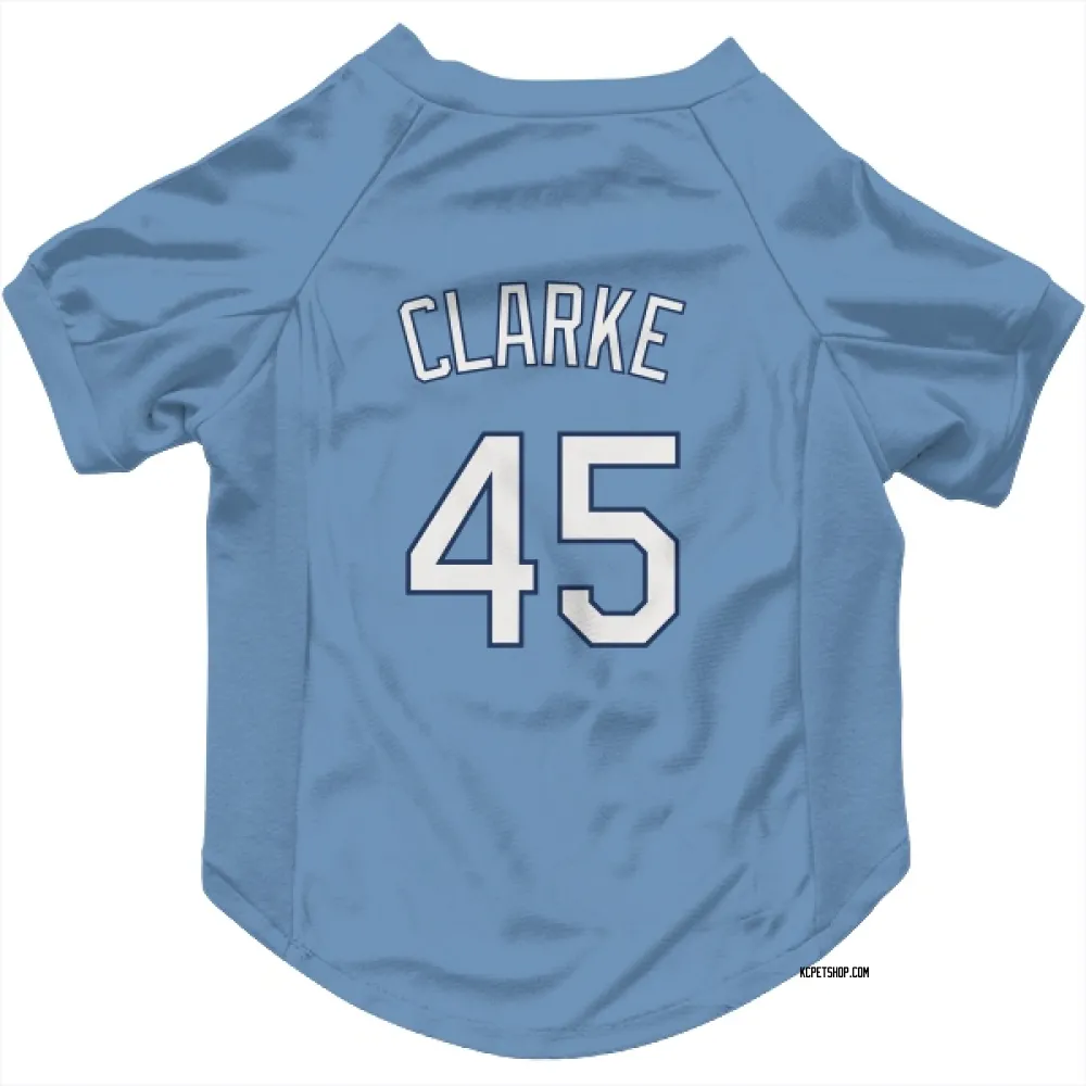Kansas City Royals Taylor Clarke Light Blue Pet Jersey for Dog & Cat