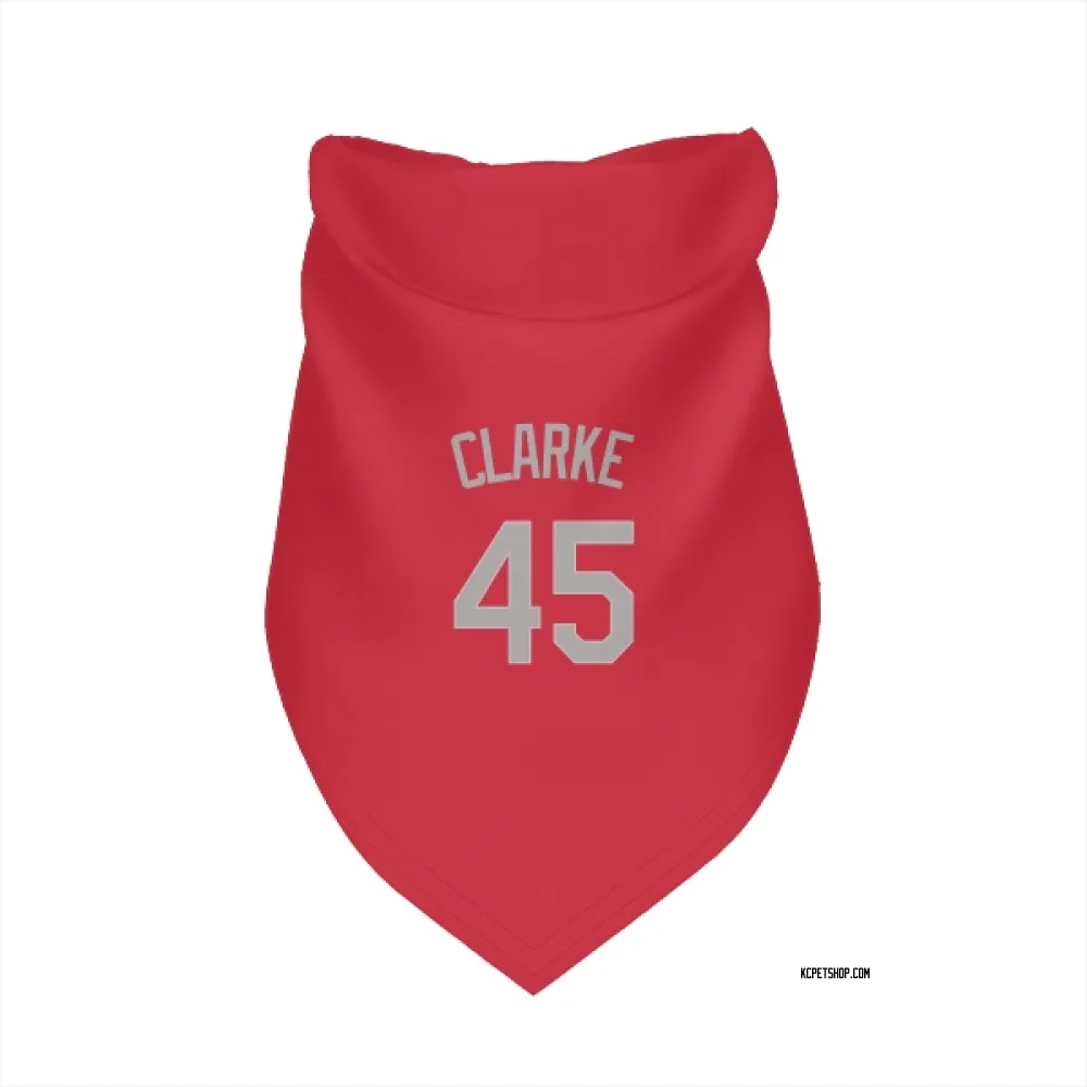 Kansas City Royals Taylor Clarke Red Gray Pet Bandana for Dog & Cat