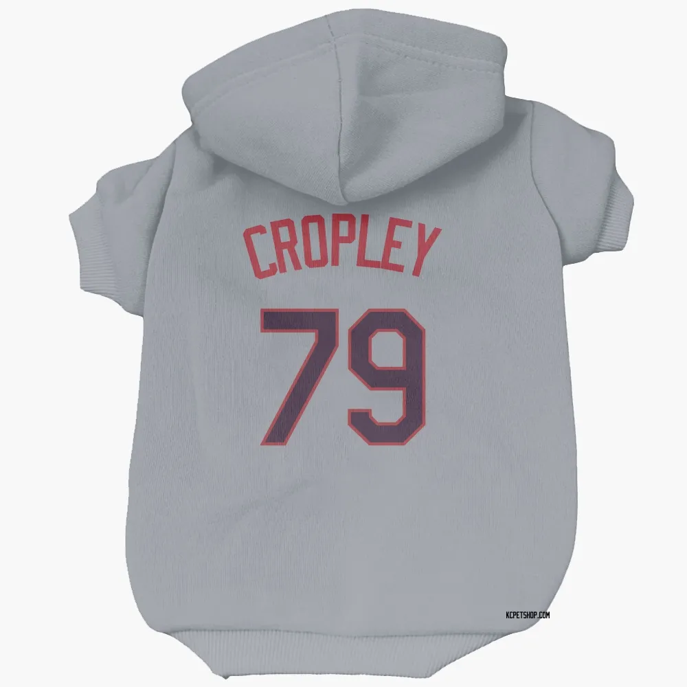 Kansas City Royals Tyler Cropley Gray Pet Hoodie for Dog & Cat