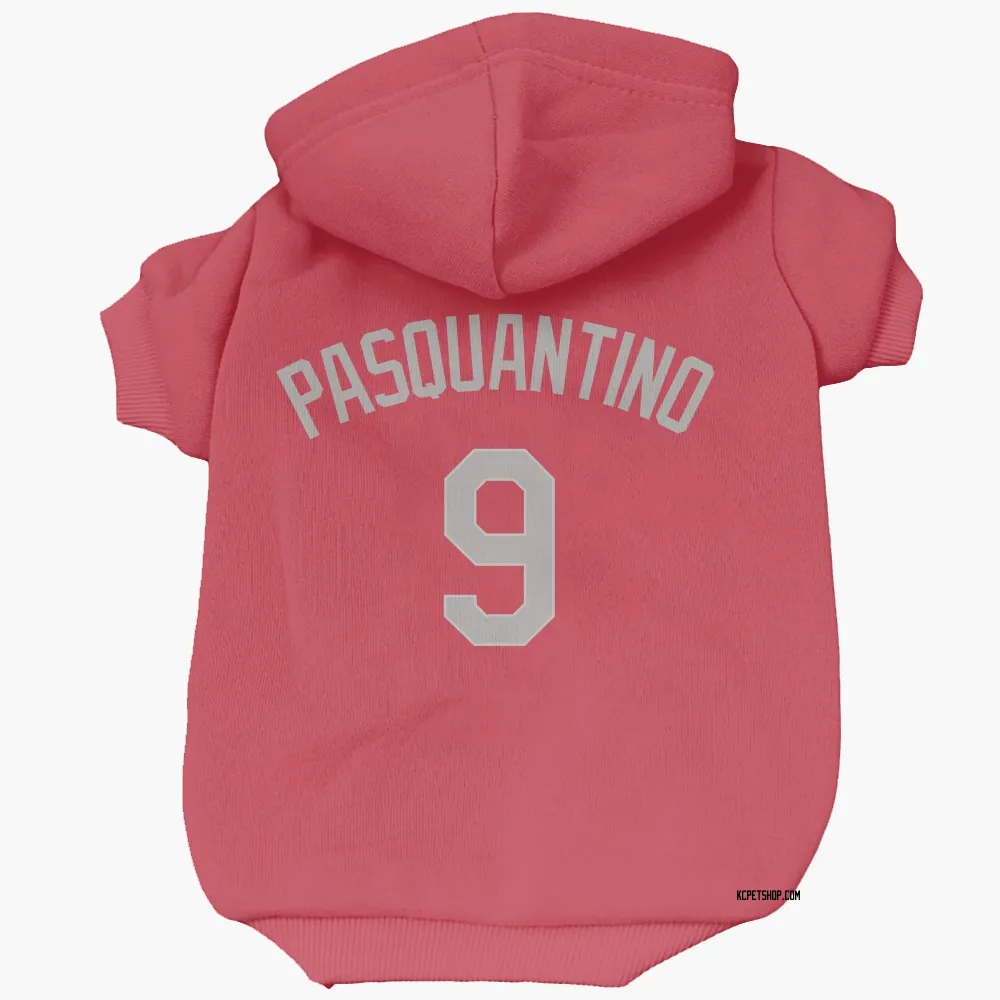 Kansas City Royals Vinnie Pasquantino Red Gray Pet Hoodie for Dog & Cat