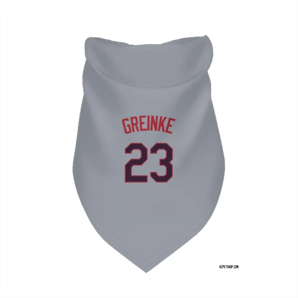 Kansas City Royals Zack Greinke Gray Pet Bandana for Dog & Cat